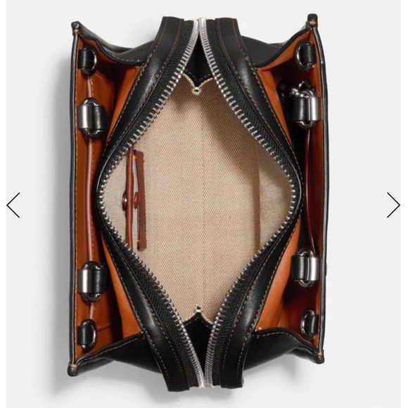 Coach Black Leather Handbag - Picture 6 of 10